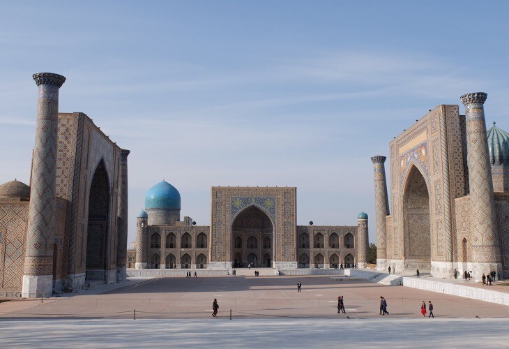 La Place du Registan à Samarkand, une merveille architecturale