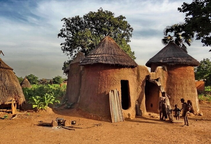 Habitation traditionnelle du pays Somba