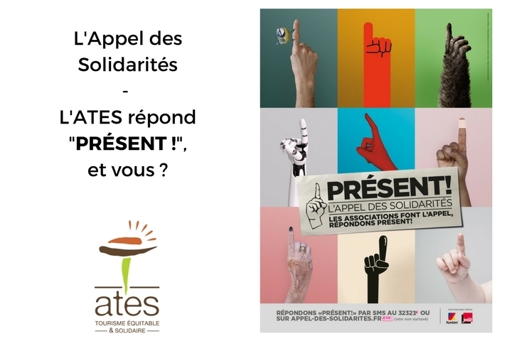Appel des solidarités : l’ATES répond « Présent ! », et vous ?