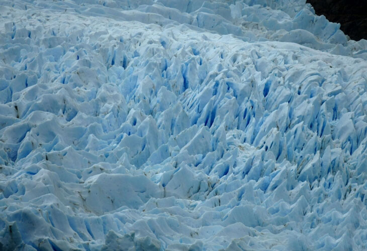 Glacier au bord du canal de Beagle