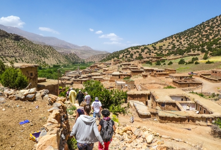 Maroc - Vue sur le village de R'bat