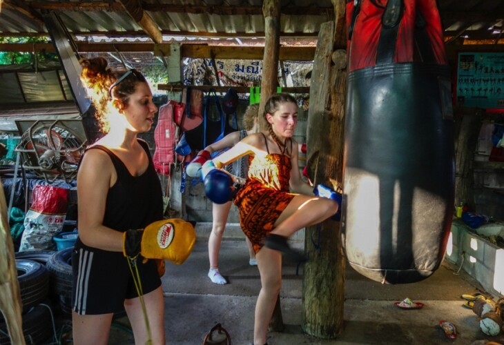 Village de Thung Lang - Boxe