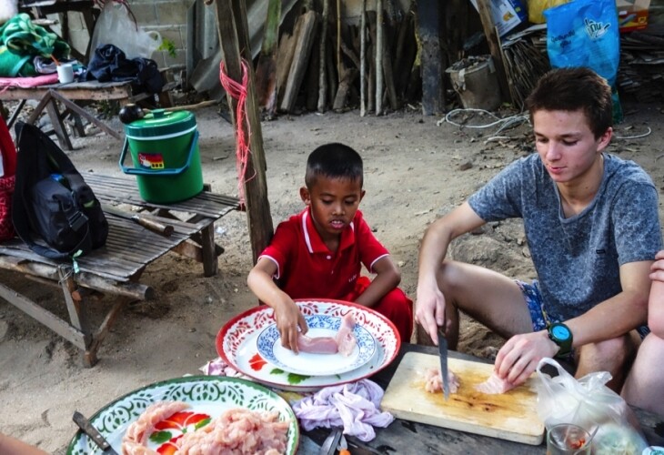 Village de Thung Lang - cuisine