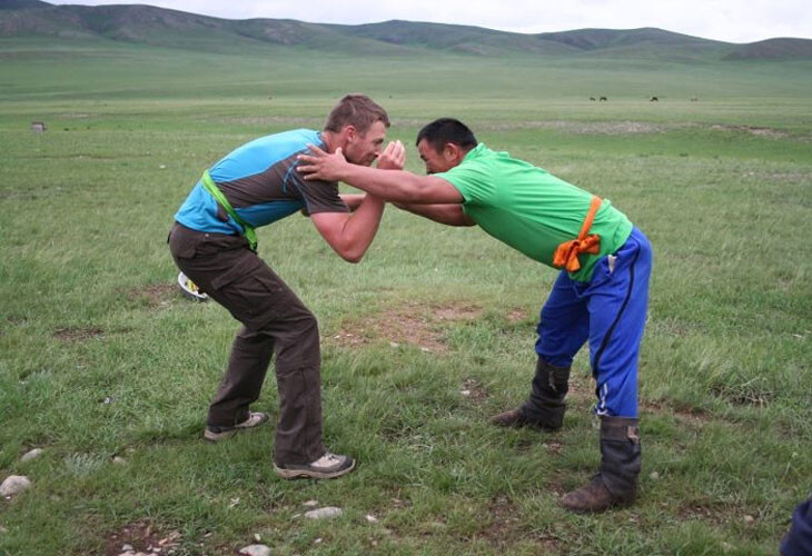 Lutte traditionnelle mongole