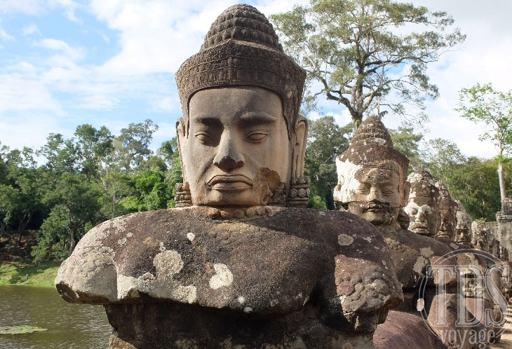 Visite des principaux temples d'Angkor