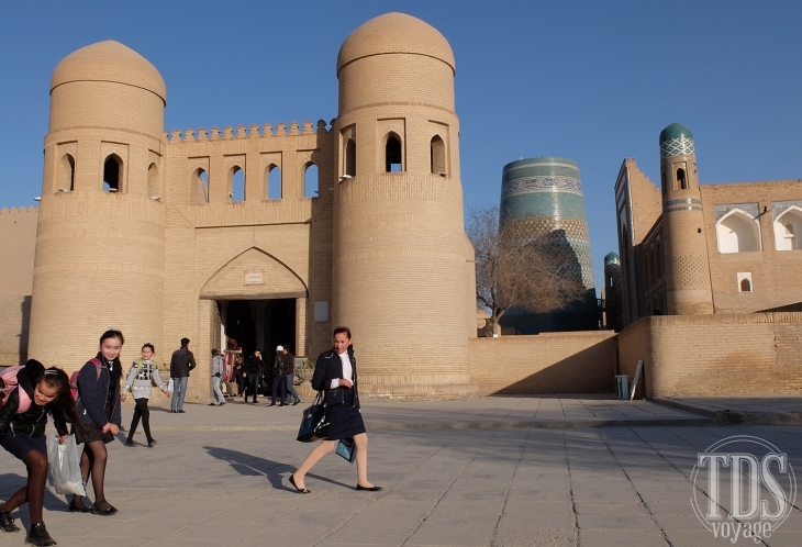 Khiva et sa forteresse de terre abritant 51 monuments, plus beaux les uns que les autres