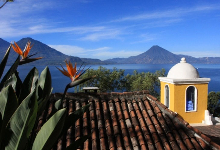 Jolie vue sur le lac Atitlan depuis votre chambre