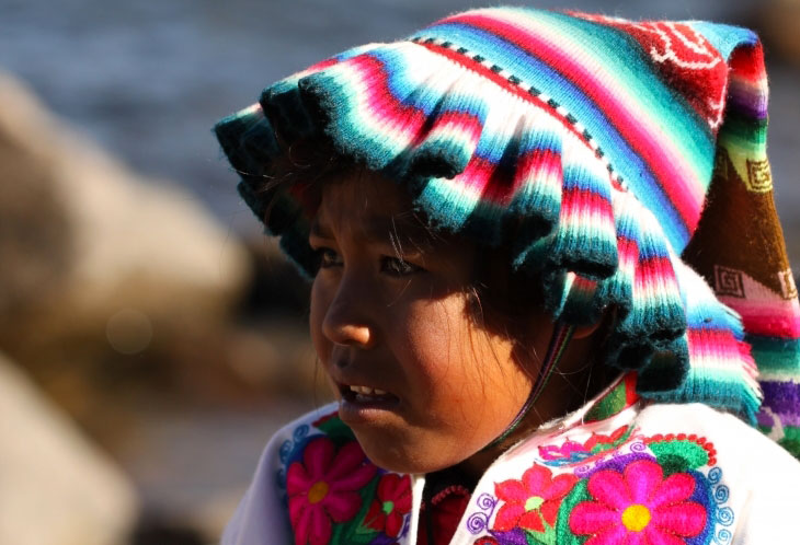 Au bord du lac Titicaca
