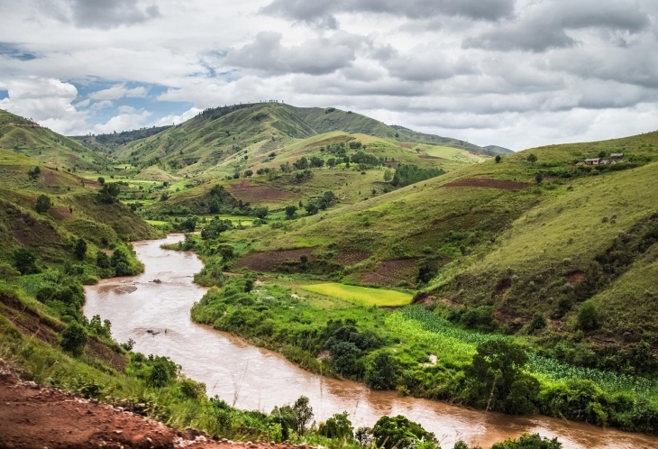 Fleuve Tsiribihina, Madagascar