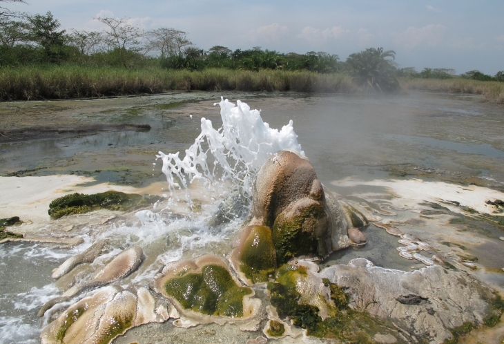 Sources chaudes en Ouganda