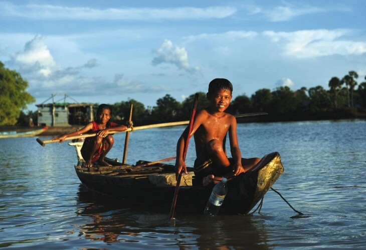 Village de Boping, Cambodge