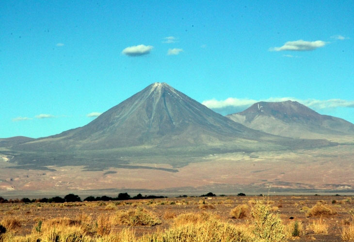 Volcan du désert d'Atacama