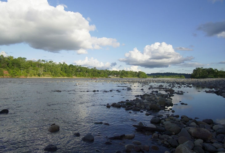 Fleuve d'Amazonie équatorienne