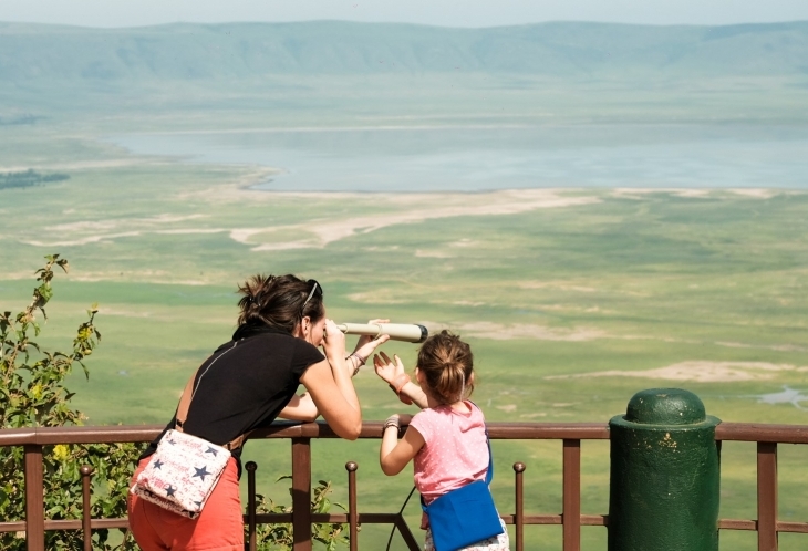 Vue sur le Cratère du Ngorongoro