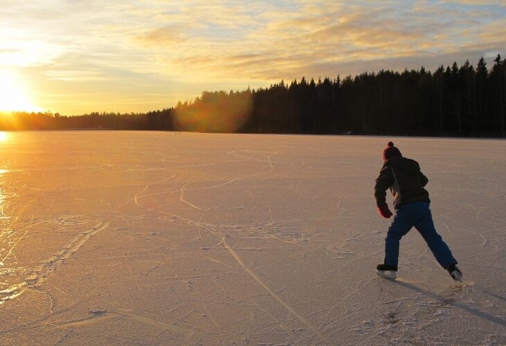 Suède - Patin à glace