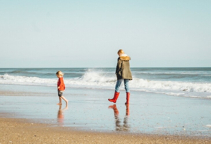 Une plage bretonne, loin des touristes