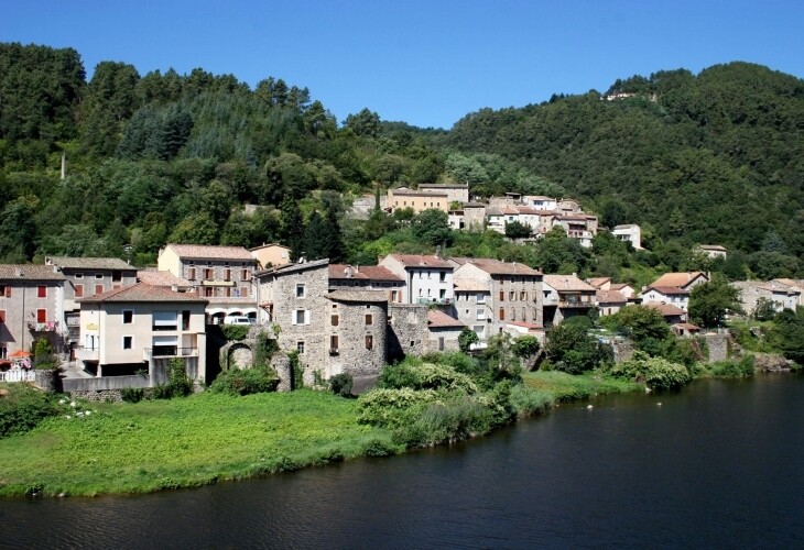 Un petit village typique de l'Ardèche