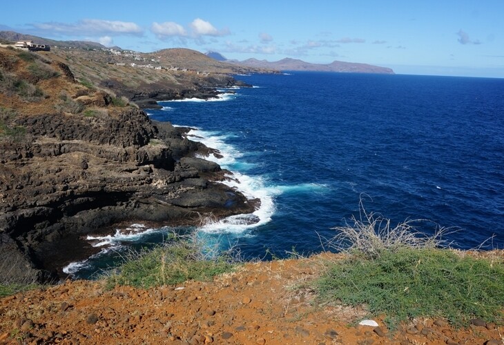 L'océan à Achada Tenda