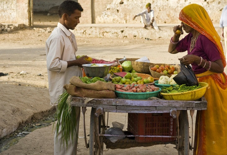 Au marché des couleurs et des senteurs