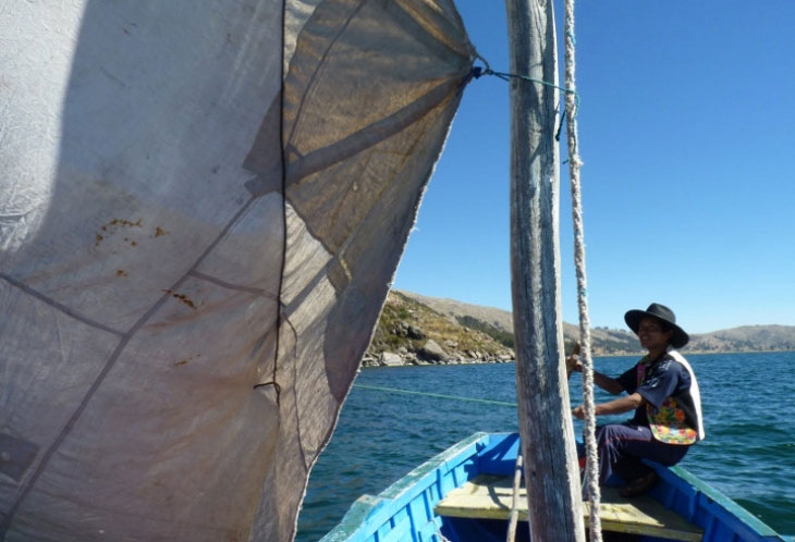 Pêche sur le lac Titicaca