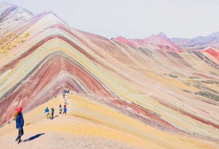 On ne la présente plus : la mythique Montagne des 7 couleurs près de Cusco au Pérou