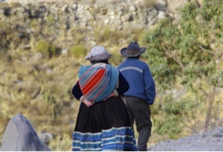 Des habitants du canyon de Colca au Pérou