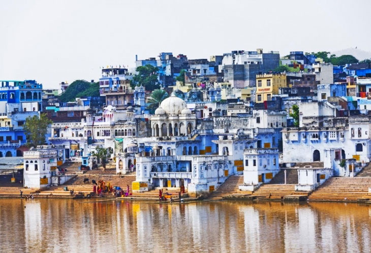 La ville colorée de Pushkar, Inde