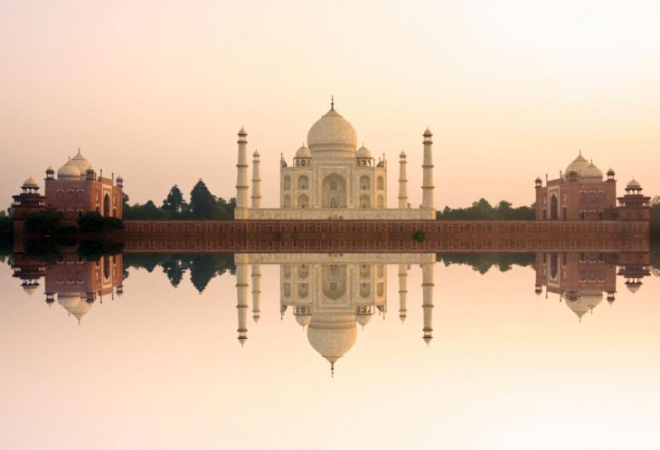 Le célèbre Taj Mahal, Inde