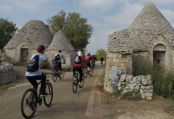 Italie Pouilles à vélo