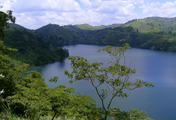 Ouganda - Lac de cratère Nkuruba