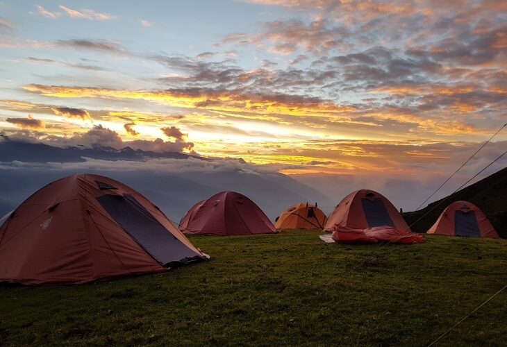 Pérou Alpamayo tentes