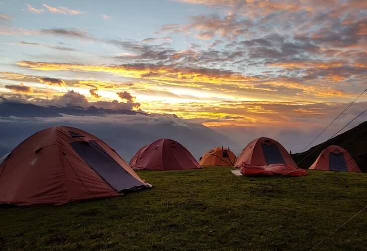 Pérou Alpamayo tentes