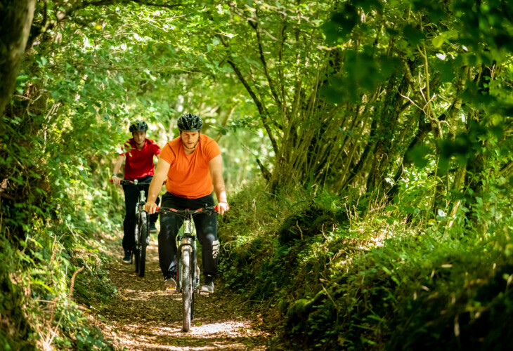 VTT en forêt ©Emmanuel Berthier