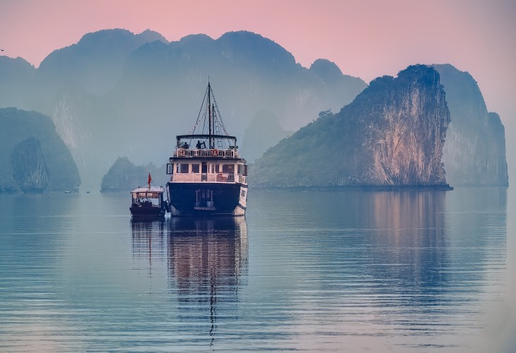 Dans la Baie d'Halong
